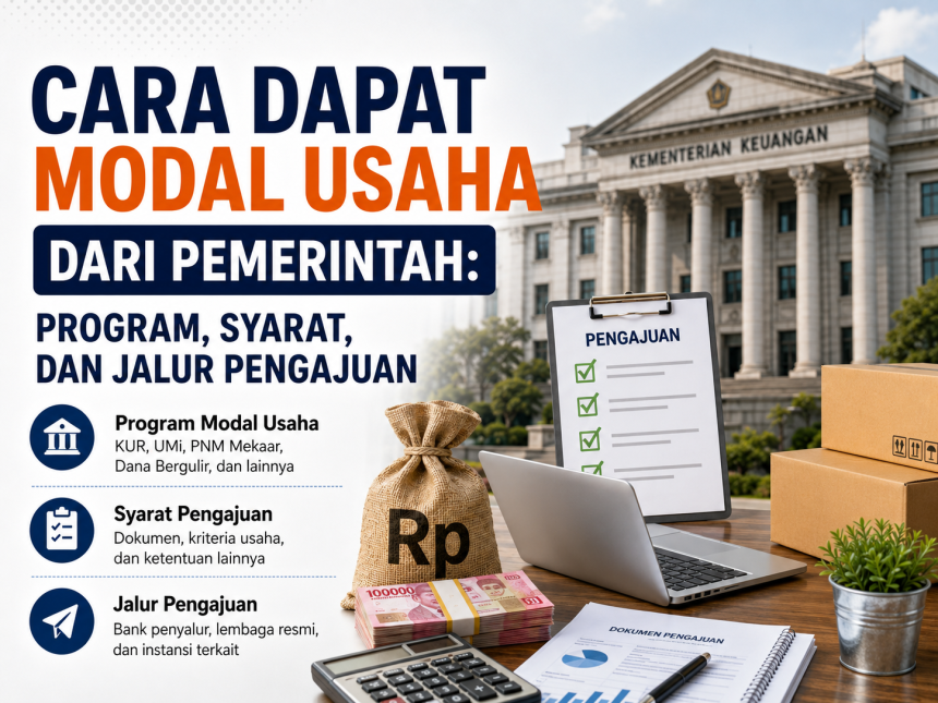 Cara Dapat Modal Usaha dari Pemerintah: Program, Syarat, dan Jalur Pengajuan